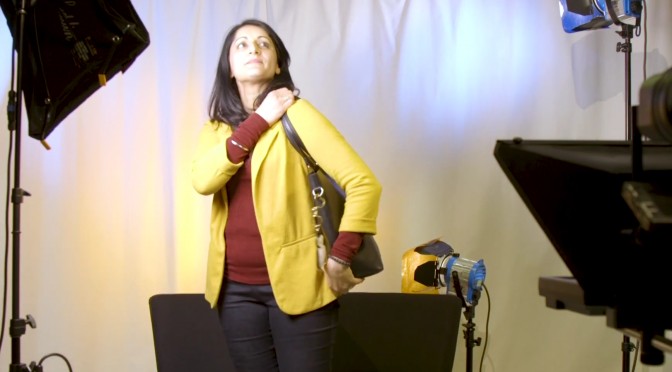 Filming in the Newcastle NE14 Studio space